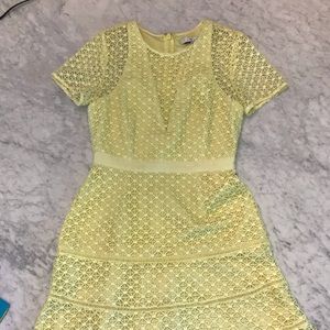 Adelyn Rae dress in yellow.